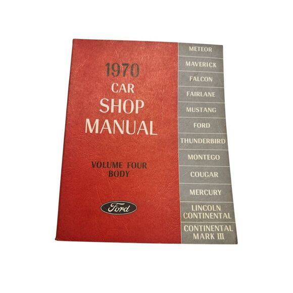 1970 FORD Car Shop Manuals #1-5 Complete Set Ford Motor Company Original - Picture 10 of 13